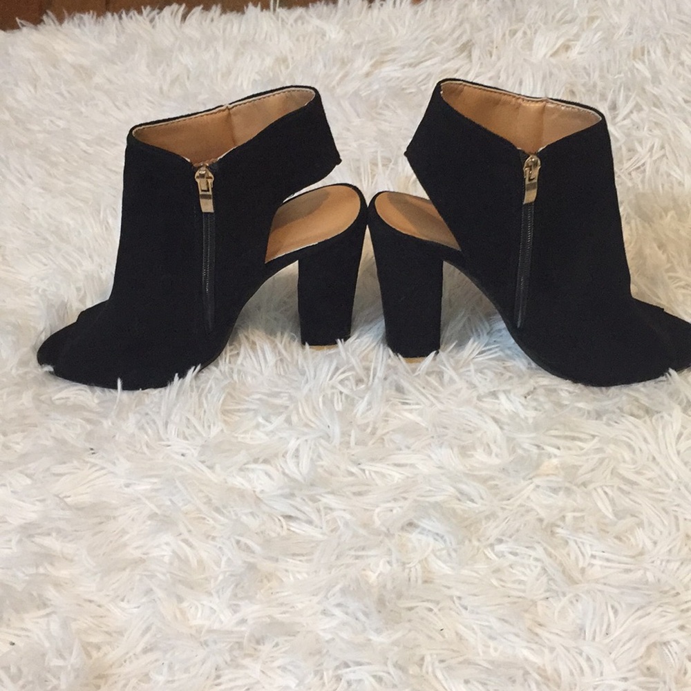 Open toe chunky heels - Picture 6 of 9